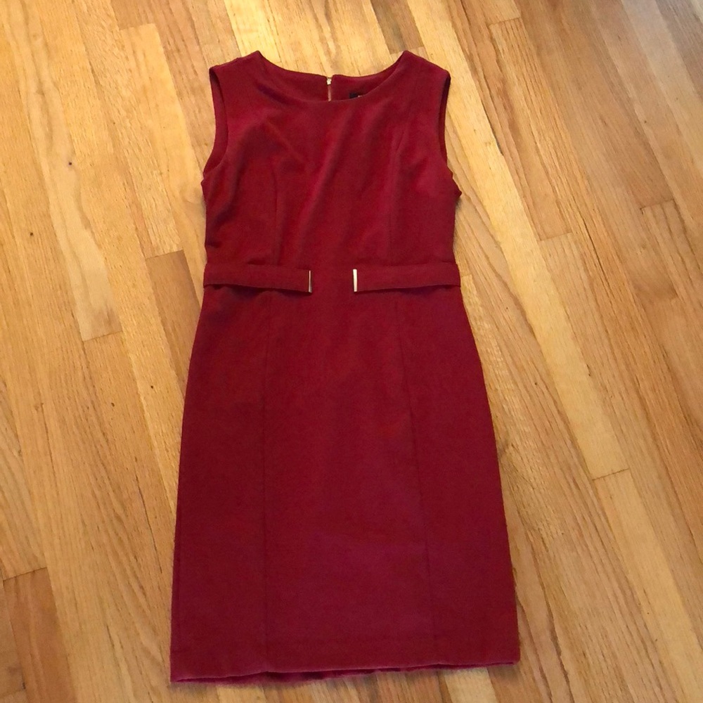 Red/burgundy dress